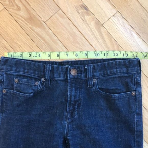 J.Crew women's dark wash straight jeans size 27 - Picture 5 of 8